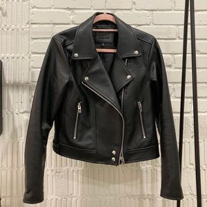 BLANKNYC Faux Leather Moto Jacket